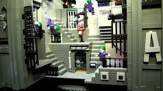 Custom LEGO Batman Arkham Asylum  Brickworld Chicago 2014 [upl. by Lashar486]