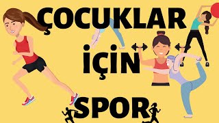 ÇOCUKLAR İÇİN GÜNLÜK SPOR HAREKETLERİ 3D ve Animasyon [upl. by Lette]