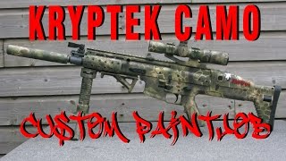 Kryptek camouflage custom paintjob Tutorial [upl. by Cleopatre]