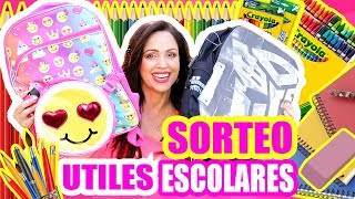 Regreso a Clases Utiles Escolares Sorteo Internacional Cerrado ♥ SandraCiresArt [upl. by Mak]