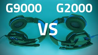 G2000 vs G9000 Gaming Headset  Review Mic Test and Comparison [upl. by Yahiya]