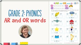 Grade 2 Phonics  AR and OR words  Kids Academy [upl. by Gavrielle]