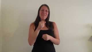 Alphabet song ABC  British Sign Language BSL and singing [upl. by Laehcor]