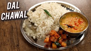 Dal Chawal  How To Make Dal Rice  Yellow Dal amp Jeera Rice  Traditional Veg Recipe By Chef Varun [upl. by Ayifa]