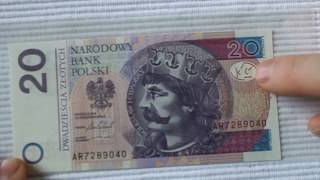 Polish 20 PLN Zloty bill Analysis [upl. by Assetan479]