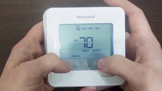 How to Program a Honeywell T4 Thermostat [upl. by Nahsor]