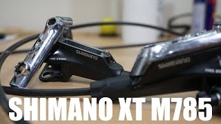 Shimano XT M785 Brake Lever Full Teardown And Rebuild [upl. by Sim]