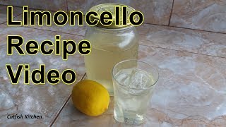 Limoncello Easy Summer Drink Video Recipe [upl. by Allehc]