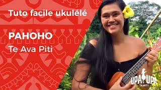 Tuto de ukulélé facile quotPahohoquot de Te Ava Piti [upl. by Namwen]