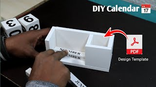 DIY Calendar 2025  Desk Calendar [upl. by Mercier]