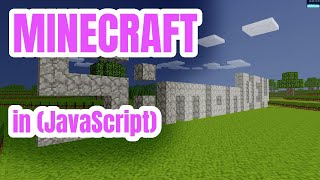 Coding Minecraft in JavaScript [upl. by Muffin]