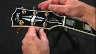 How To Restring Guitars With A StopBar Tailpiece [upl. by Moriarty]