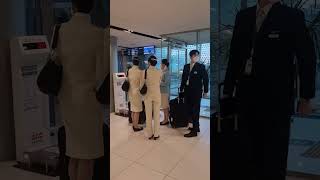 Air Trip 9 The Crew Gimpo Airport SKorea [upl. by Willman]