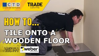 How To Tile Onto A Wooden Floor [upl. by Macri]