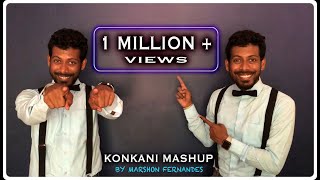 Konkani Mashup  All Time Konkani Hit Songs  One Beat 15 Songs  Famous Old Konkani Songs [upl. by Ariaes734]