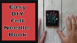 Easy DIY Felt Needle Book [upl. by Armallas]