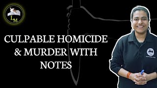 Difference between Culpable Homicide and Murder  Law Mate [upl. by Powder157]