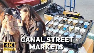 4K Canal Street Markets Walking Tour in Chinatown NYC  Rolex Dior RayBan [upl. by Irtimid491]