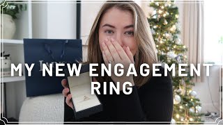 MY NEW ENGAGEMENT RING  LAINGS LUXURY UNBOXING  VLOGMAS DAY 8  PetiteElliee Vlogmas [upl. by Jarrid]