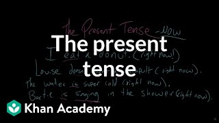 The present tense  The parts of speech  Grammar  Khan Academy [upl. by Donovan]