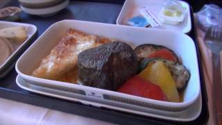 Egypt Air Business Class  777300ER Heathrow to Cairo in style [upl. by Omora]