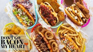 6 Next Level Hot Dog Topping Ideas so easy [upl. by Aivatnuhs758]