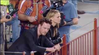 Natalie Portman and Michael Fassbender at TexasBaylor [upl. by Tindall]