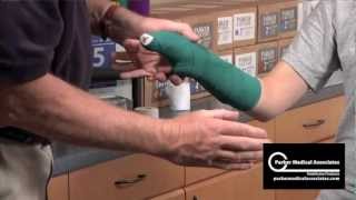 Thumb Spica Splint Technique [upl. by Readus]