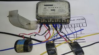 3 PHASE ENERGY METER CONNECTION [upl. by Nwahsyar]