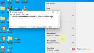 Voice Recorder App sound recording files saving location In Windows 11 [upl. by Ordisi]