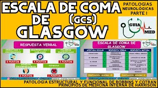 ESCALA DE GLASGOW COMO SE VALORA  GuiaMed [upl. by Nera]