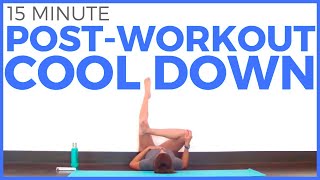 15 minute POST WORKOUT Yoga Cool Down  Sarah Beth Yoga [upl. by Gapin999]