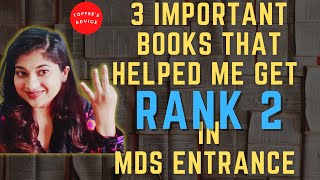 3 Important Books For NEET MDS MDS ENTRANCE TOPPER [upl. by Ttelracs]