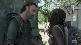 Rick and Michonne being funny assholes to each other [upl. by Aramahs]