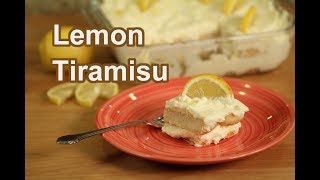 How To Make Lemon Limoncello Tiramisu  Rockin Robin Cooks [upl. by Hamilton]