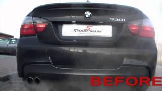 BMW E90 330I with Eisenmann sportsexhaust [upl. by Azila898]