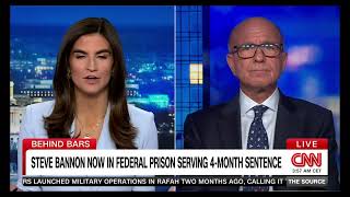 Sam Mangel and Kaitlan Collins Discuss Steve Bannon’s Surrender on CNN [upl. by Nanny]