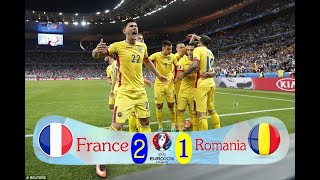 ATUNCI CAND ROMANIA A FOST EGALA FRANTEI LA EURO 2016 FRANTAROMANIA 21 REZUMAT [upl. by Giesecke858]