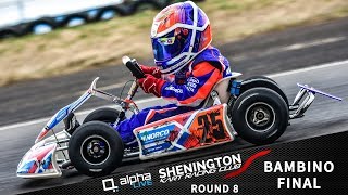 Bambino Final  Round 8  Shenington Kart Racing Club 2018 [upl. by Brendon879]