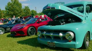 Two minutes of sick cars at essenhaus cruise in July 2024 [upl. by Ecnar]