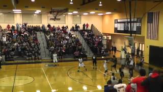 Panther Creek HS Juan Munoz to Nubian Spann Breaks the Backboard [upl. by Lasley]