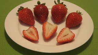 Strawberry Fruit How to Eat a Strawberry [upl. by Yoshiko982]