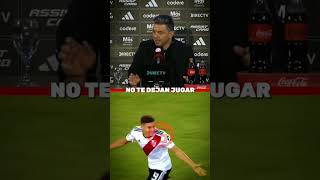 river vs newells declaracion futbol vamosriver fútbol argentina river viralvideo viralshorts [upl. by Feldstein]