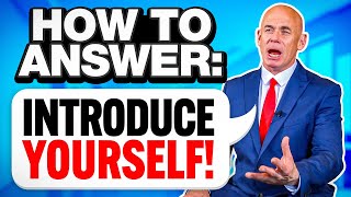 HOW TO INTRODUCE YOURSELF IN A JOB INTERVIEW Job Interview Tips Tell Me About Yourself [upl. by Mersey]