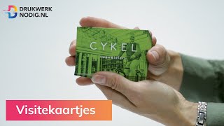 Visitekaartjes maken  Verschillende papiersoorten en afwerkingen  Drukwerknodig [upl. by Anayia]