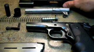 COLT 1911 Field Strip  1911A1 TAKEDOWN Take Apart 45 Pistol [upl. by Ilagam171]