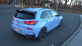 HYUNDAI i30N Performance crazy exhaust sound pops and bangs in tunnel [upl. by Ethelind266]