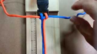 Paracord Cobra Knot Tutorial [upl. by Sloatman]