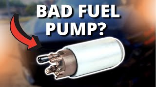 SYMPTOMS OF A BAD FUEL PUMP [upl. by Tracy375]