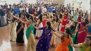 jimikki kammal  flashmob at ssimsrc medical college [upl. by Ikkim]